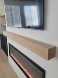 White Oak Fireplace Mantel