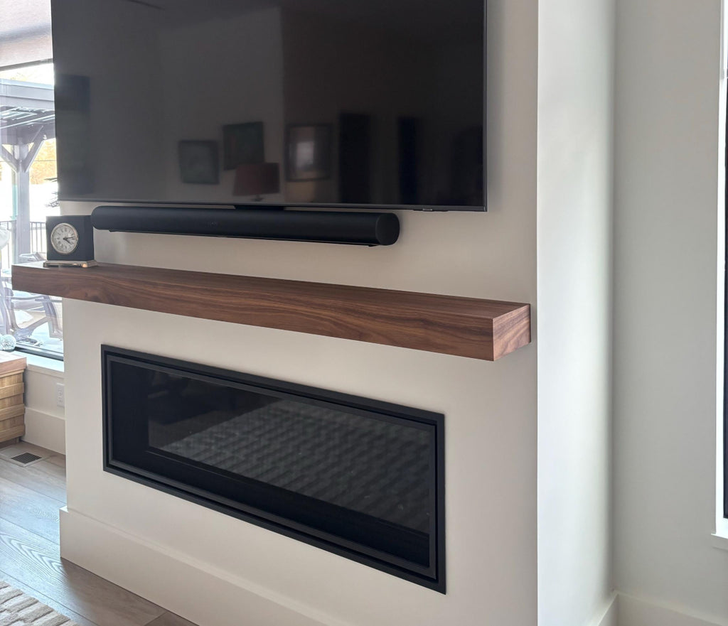 Walnut Floating Shelf