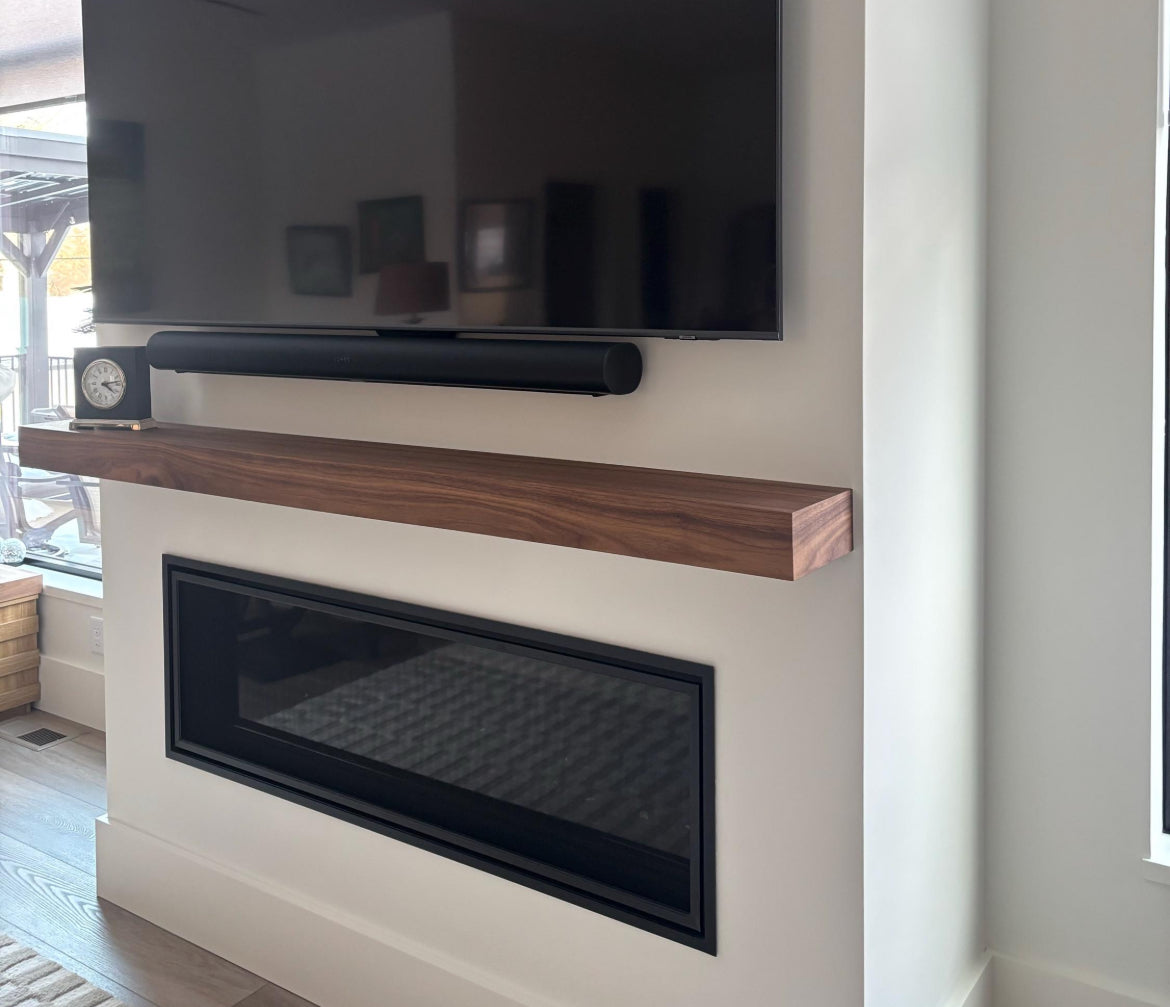 Walnut Floating Shelf