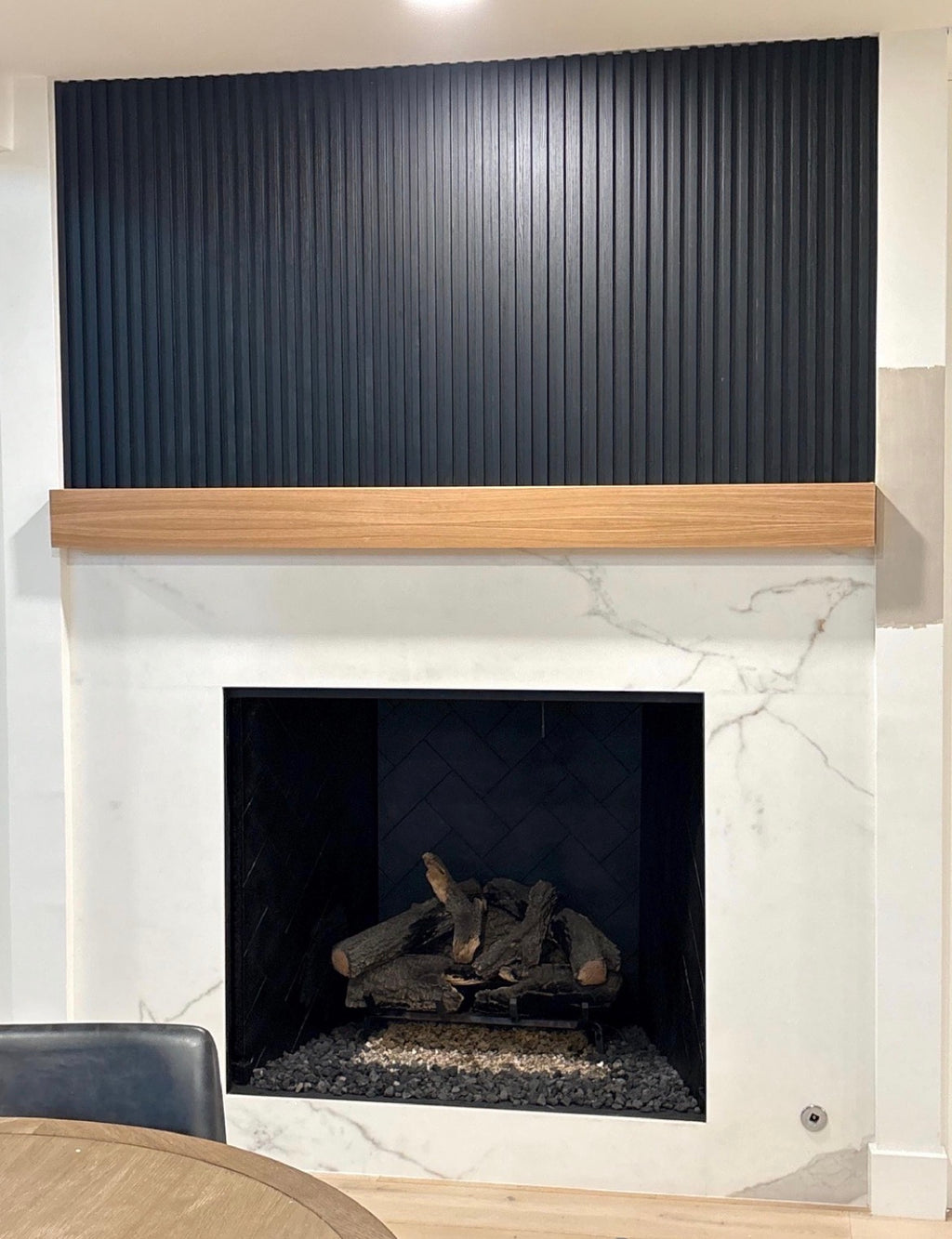 White Oak Fireplace Mantel
