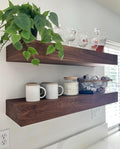 Walnut Floating Shelf